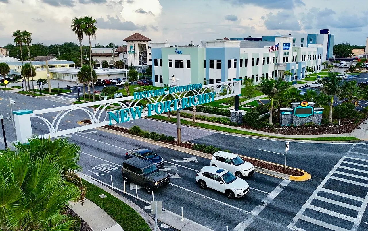 City of New Port Richey sign